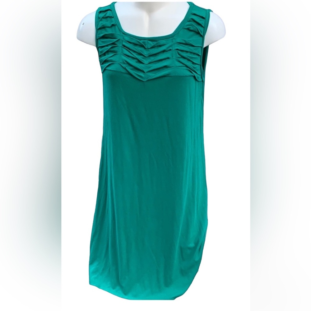 Max Studio green sleeveless A-line dress medium M